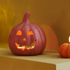 Porte-Bougies|Halloween^CASA PUMPKIN Terre Cuite