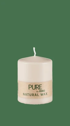 Bougies^CASA PURE Bougie Cylindrique Brun Clair