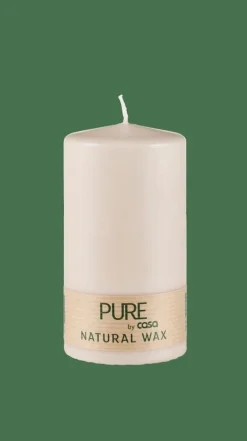 Bougies^CASA PURE Bougie Cylindrique Brun Clair
