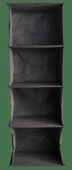 Étagères^CASA RANGO Système De Rangement 4 Compartiments Gris Foncé