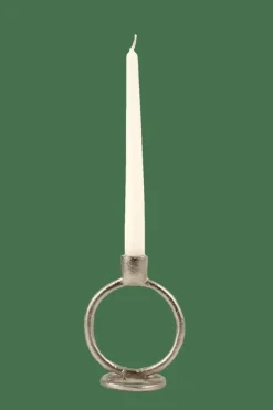 Bougeoirs^CASA RINGS Bougeoir Argent