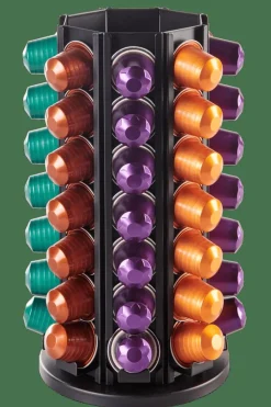 Accessoires Café^CASA ROTATE Porte-capsules Noir