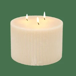 Bougies^CASA RUSTIC Rib Bougie Beige