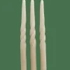 Bougies^CASA SPIRAL Bougie S/3 Taupe
