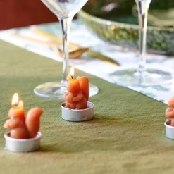 Porte-Bougies|Automne^CASA SQUIRREL Bougies Chauffe-plat Set De 6 Brun