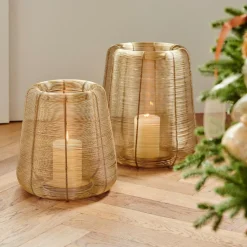 Lanternes^CASA STELLAR Lanterne Doré