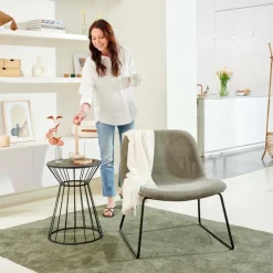 Tables D'Appoint^CASA STRAPES Table D'appoint Noir