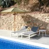 Chaises Longues^CASA SYDNEY Chaise Longue Set De 2 Blanc