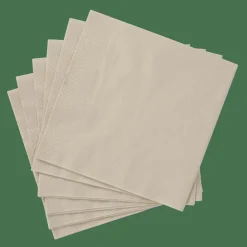Serviettes^CASA UNI Set De 20 Serviettes Beige