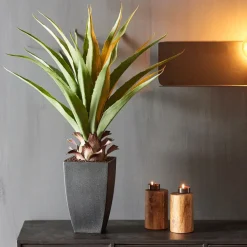 Branches Artificielles^CASA VERA Plante Grasse Sur Tige Vert