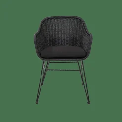 Chaises De Salle À Manger|Chaises De Jardin^CASA VIENNA Chaise Coque Salle à Manger Noir