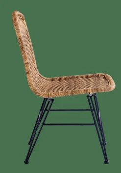 Chaises De Salle À Manger|Chaises De Jardin^CASA VIENNA Chaise Noir, Naturel