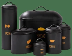 Boîtes Métalliques|Boîtes De Conservation^CASA VIRA Boîte Pour Pâtes Noir