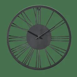 Horloges^CASA WHEEL Horloge Murale Noir