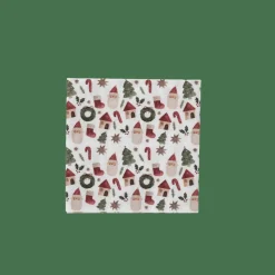 Serviettes^CASA X-MAS VIBE Set De 20 Serviettes Multicolore