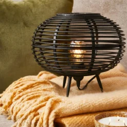 Lampes De Table^CASA ZANZI Lampe De Table E27 Noir